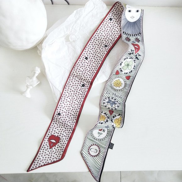 💕Last One Tarot Sun Heart Art Print Narrow Scarf - Picture 5 of 7